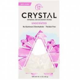 Crystal Body Deodorant, Минеральный дезодорант, без запаха, 140 г (5 унций)