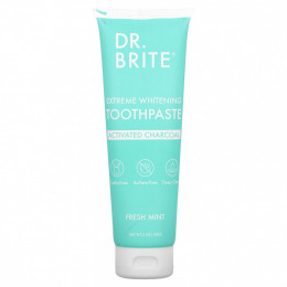 Dr. Brite, Extreme Whitening Toothpaste, активированный уголь, свежая мята, 142 г (5 унций)