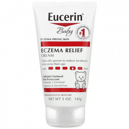 Eucerin, крем от экземы, для детей, 141 г (5 унций)