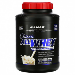 ALLMAX Nutrition, AllWhey Classic, 100%-ный сывороточный белок, французская ваниль, 5 фунтов (2,27 кг)