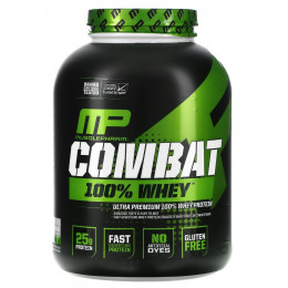 MusclePharm, Combat, 100% Whey Protein, печенье со сливками, 2269 г (5 фунтов)