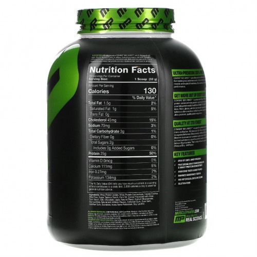 MusclePharm, Combat, 100% Whey Protein, печенье со сливками, 2269 г (5 фунтов)