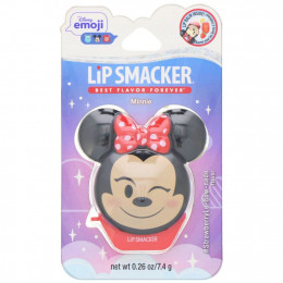 Lip Smacker, Disney Emoji, Minnie, бальзам для губ, клубничный, 7,4 г (0,26 унции)