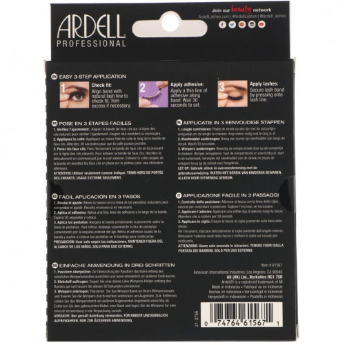 Ardell, Natural, Lash #110, 5 Pairs