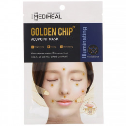 Mediheal, Golden Chip, акупунктурная маска, 5 шт., по 25 мл (0,84 жидк. унции)