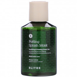 Blithe, Patting Splash Mask, успокаивающая и заживляющая маска с зеленым чаем, 150 мл (5,07 жидк. унции)