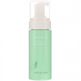 Innisfree, Green Barley Bubble Cleanser, пенка для умывания с зеленым ячменем, 150 мл (5,07 жидк. унции)