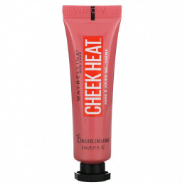 Maybelline, Cheek Heat, Кисть для геля и крема, телесный ожог, 0,27 жидкой унции (8 мл)