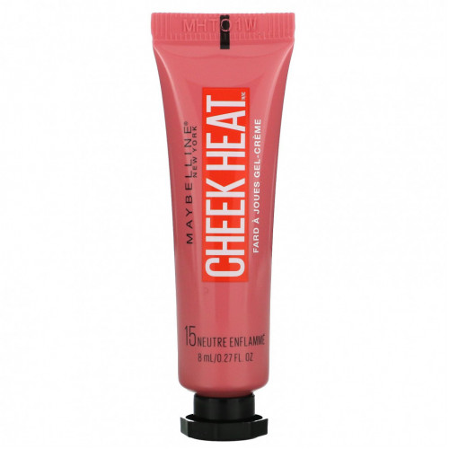 Maybelline, Cheek Heat, Кисть для геля и крема, телесный ожог, 0,27 жидкой унции (8 мл)