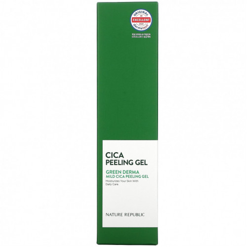 Nature Republic, Cica Peeling Gel, Green Derma, 150 мл (5,07 жидк. Унции)