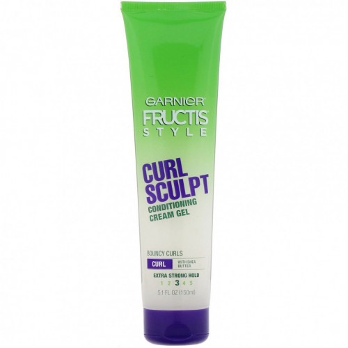 Garnier, Fructis, Curl Sculpt, крем-гель для кудрявых волос, 150 мл