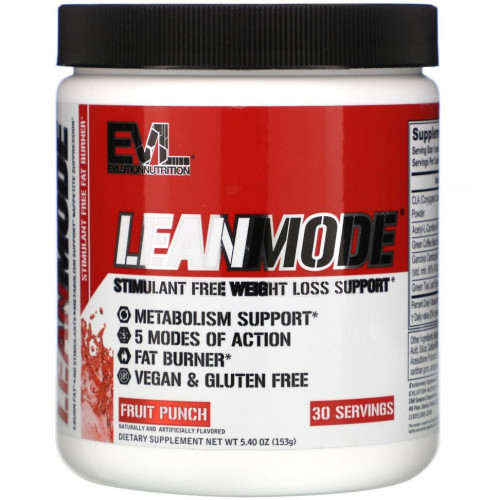 EVLution Nutrition, LeanMode, фруктовый пунш, 153 г (5,40 унции)