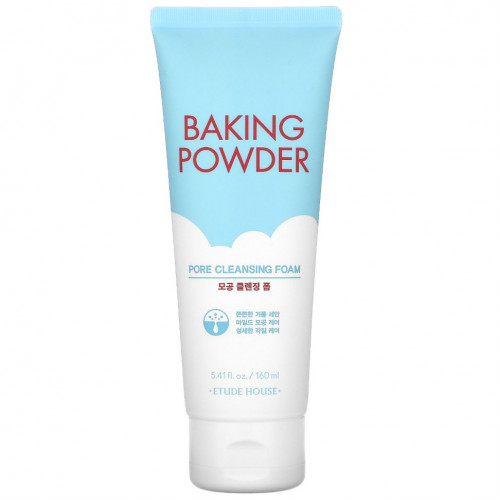 Etude, Baking Powder, пенка для очищения пор с разрыхлителем, 160 мл (5,41 жидк. унции)