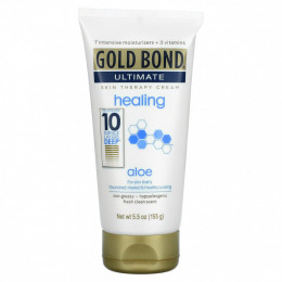 Gold Bond, Ultimate, Skin Therapy Cream, лечебный крем, алоэ, 155 г (5,5 унции)