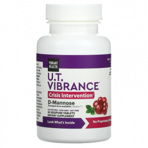 Vibrant Health, UT Vibrance, 50 растительных таблеток