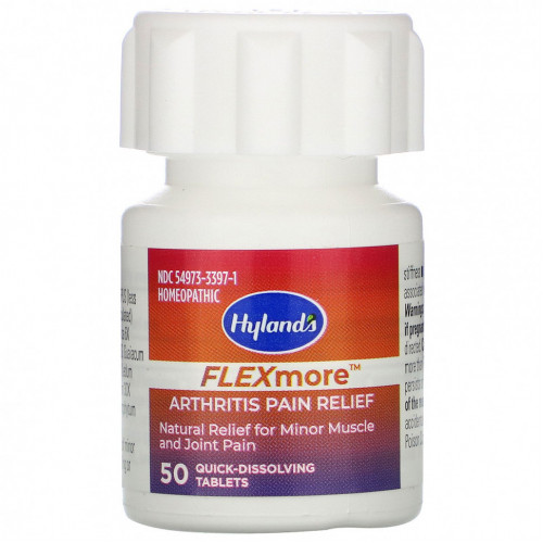 Hyland's, FlexMore Arthritis Pain Relief, 50 Quick-Dissolving Tablets