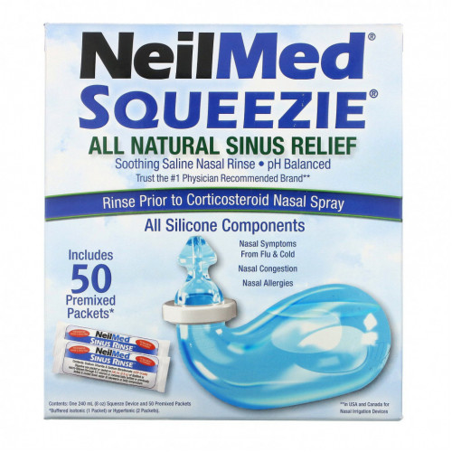 Squip, Squeezie, All Natural Sinus Relief, 1 Kit