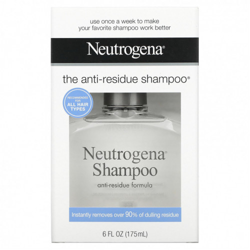 Neutrogena, The Anti-Residue Shampoo, Для всех типов волос, 6 унций (175 мл)