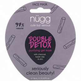 Nugg, Double Detox Purifying Gel Mask, 0.3 fl oz (9 ml)