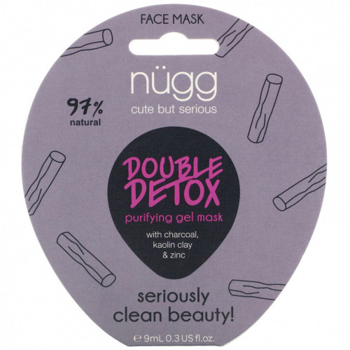 Nugg, Double Detox Purifying Gel Mask, 0.3 fl oz (9 ml)