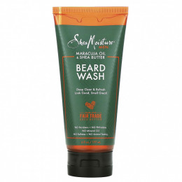 SheaMoisture, Men, Средство для мытья бороды, масло маракуйи и масло ши, 6 жидких унций (177 мл)