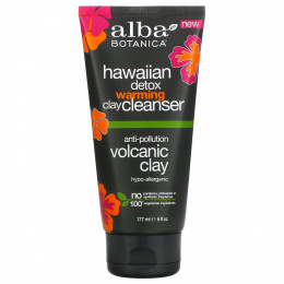 Alba Botanica, Hawaiian Detox Warming Clay, очищающее средство, 177 мл (6 жидк. Унций)