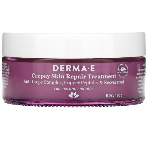 Derma E, Crepey Skin Repair Treatment, 180 г (6 унций)