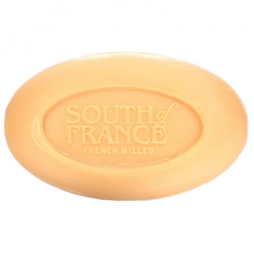 South of France, Orange Blossom Honey, French Milled Bar Soap with Organic Shea Butter, 6 oz (170 g)