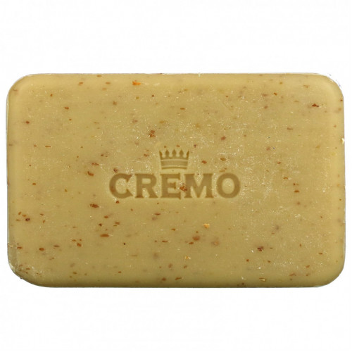 Cremo, Exfoliating Body Bar, No 8, Made with Shea Butter, Bourbon & Oak, 6 oz (170 g)