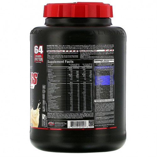 ALLMAX Nutrition, QuickMass, Weight Gainer, Rapid Mass Gain Catalyst, Vanilla, 6 lbs (2.72 kg)