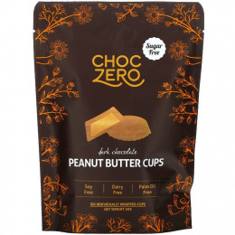 ChocZero, конфеты с черным шоколадом и арахисовой пастой, 85 г (3 унции)