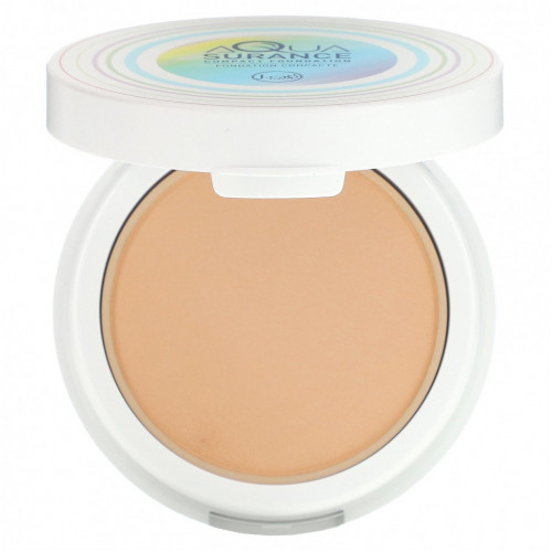 J.Cat Beauty, Aquasurance Compact Foundation, ACF102A Светло-бежевый, 0,31 унции (9 г)