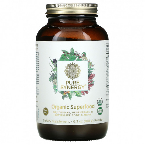 Pure Synergy, Органический порошок из суперфудов, 180 г (6,3 унции)