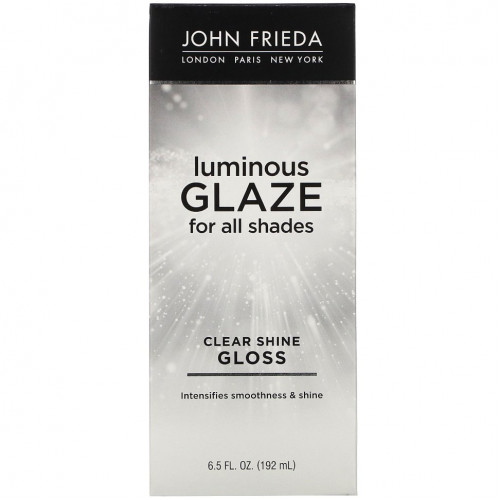 John Frieda, Luminous Glaze, Прозрачный блеск для блеска, 6,5 жидких унций (192 мл)