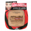 L'Oreal, Infallible 24H Fresh Wear, тональная основа в порошке, 125 цвет слоновой кости, 9 г (0,31 унции)