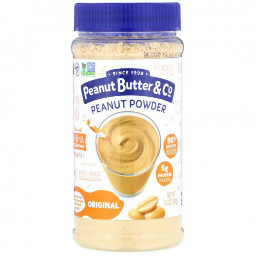 Peanut Butter & Co., Арахисовый порошок, оригинальный, 6,5 унций (184 г)