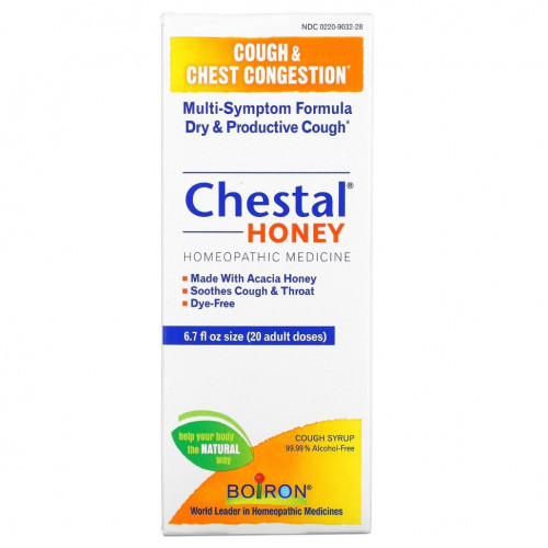 Boiron, Chestal Honey, Cough & Chest Congestion, 6.7 fl oz (20 adult doses)