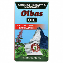 Olbas Therapeutic, Масло для ароматерапии и массажа, 10 мл (0,32 жидк. Унции)