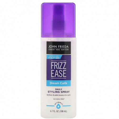 John Frieda, Спрей для ежедневной укладки Frizz Ease, Dream Curls, 198 мл