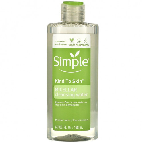 Simple Skincare, Мицеллярная очищающая вода, 198 мл (6,7 жидк. Унции)