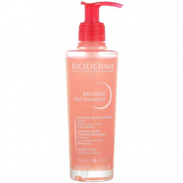 Bioderma, Sensibio, успокаивающий мицеллярный гель-пенка, 200 мл (6,7 жидк. Унции)