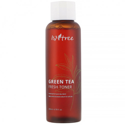 Isntree, Green Tea Fresh Toner, тонер, 200 мл (6,76 жидк. унции)