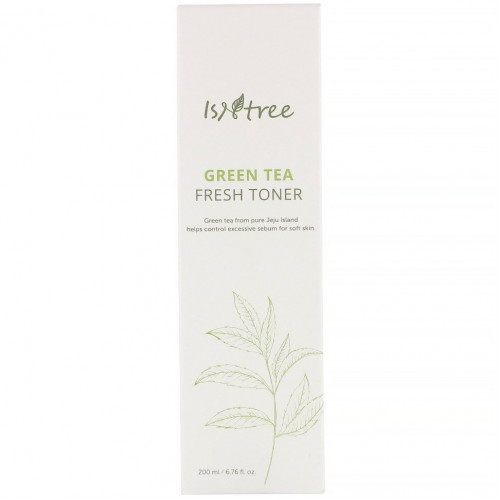 Isntree, Green Tea Fresh Toner, тонер, 200 мл (6,76 жидк. унции)