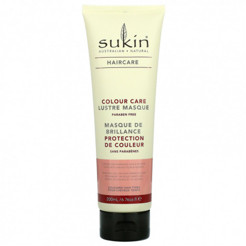 Sukin, Color Care, маска для блеска, 200 мл (6,76 жидк. Унции)