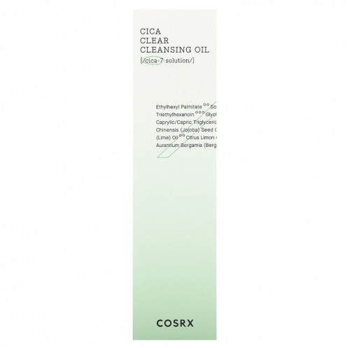 Cosrx, Cica Clear Cleansing Oil, 200 мл (6,76 жидк. Унции)