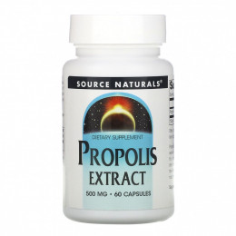 Source Naturals, экстракт прополиса, 500 мг, 60 капсул