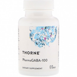 Thorne Research, PharmaGABA-100, 60 капсул