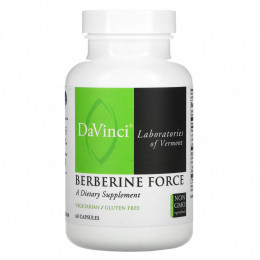 DaVinci Laboratories of Vermont, Сила берберина (Berberine Force), 60 капсул