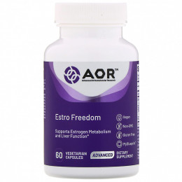 Advanced Orthomolecular Research AOR, Estro Freedom, 60 вегетарианских капсул