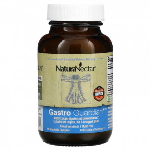 NaturaNectar, Gastro Guardian, 60 вегетарианских капсул